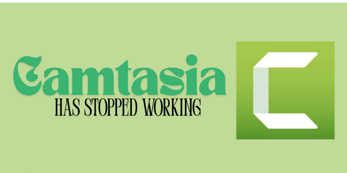 Cách khắc phục lỗi Camtasia has stopped working trên Windows hiệu quả