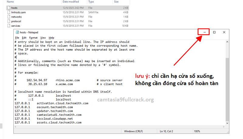 Thu nhỏ cửa sổ