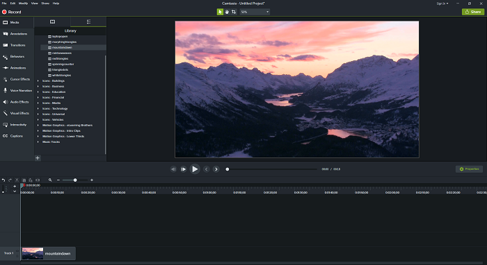 Chỉnh sửa video trên Camtasia