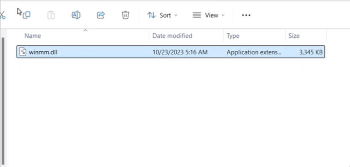 Copy file Winmm.dll trong file Cr@k