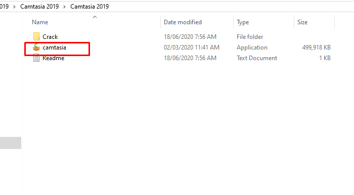 Chạy file cài đặt Camtasia 2019