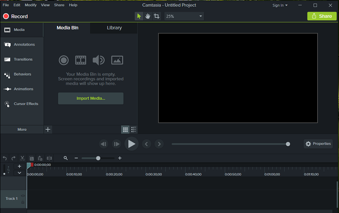Bạn đã có thể sử dụng phần mềm Camtasia 9